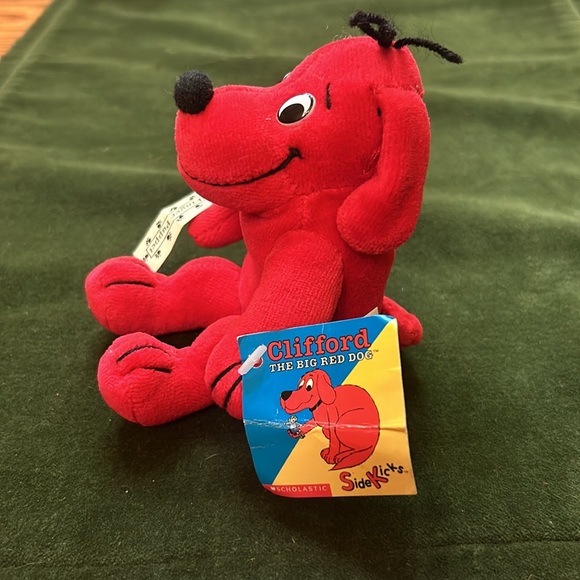 2 Clifford The Big Red Dog Scholastic Plush Stuffed Animal Dogs Finger Puppet - Picture 11 of 16
